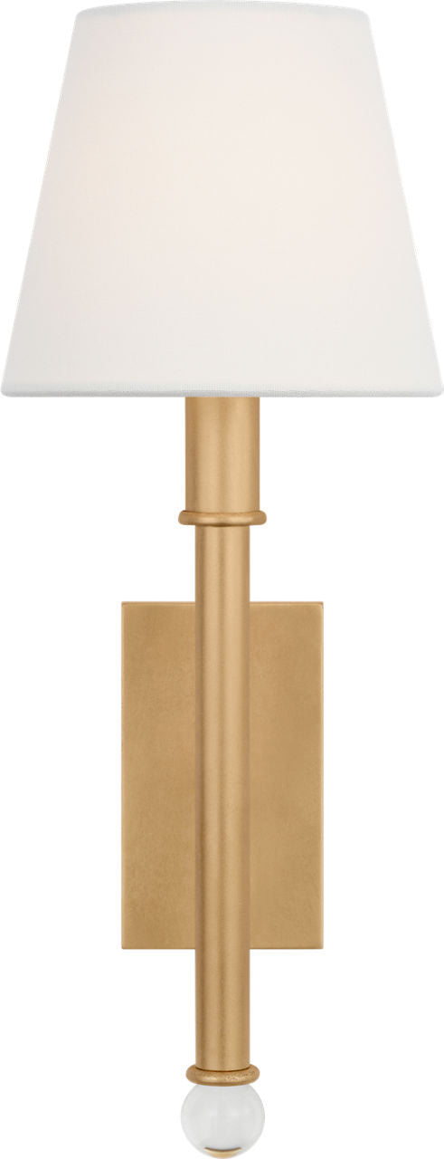 Visual Comfort Studio AW1221GD One Light Wall Sconce, Gild/Gild