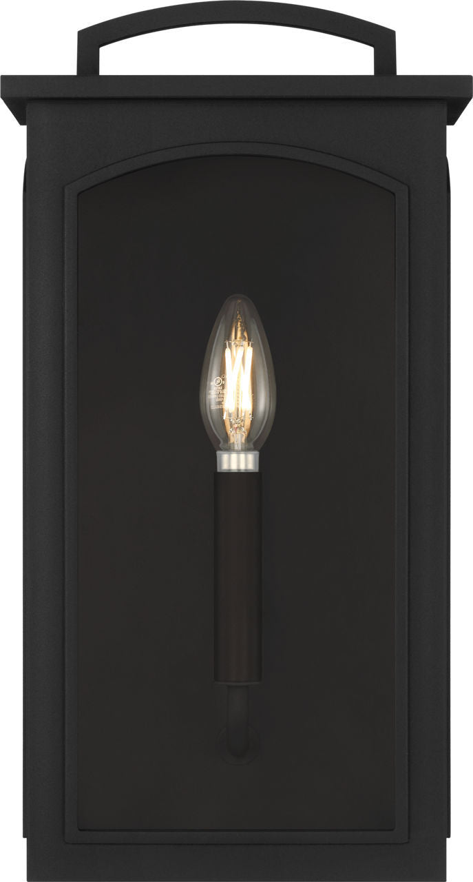 Visual Comfort Studio CO1561TXB One Light Wall Lantern, Textured Black/Textured Black