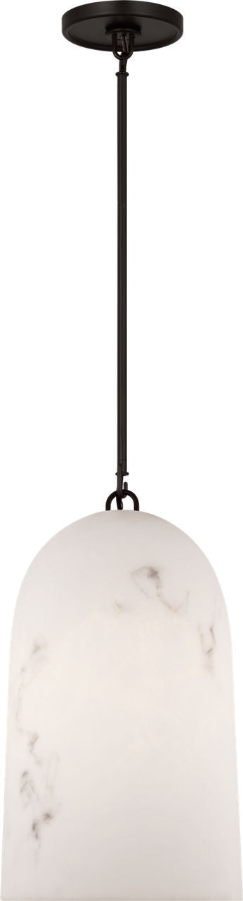 Visual Comfort Studio CP1491AI One Light Pendant, Aged Iroged Iron