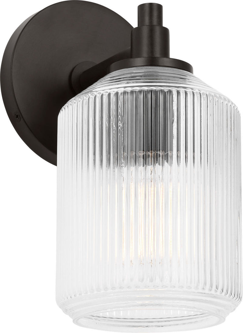 Visual Comfort Studio CV1091AI One Light Bath, Aged Iroged Iron