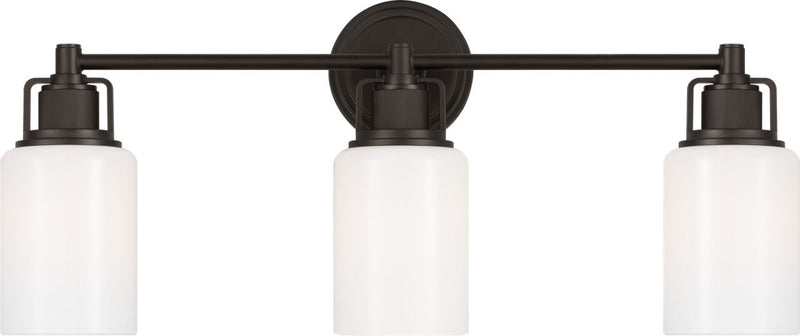 Visual Comfort Studio CV1113AI Three Light Bath, Aged Iroged Iron