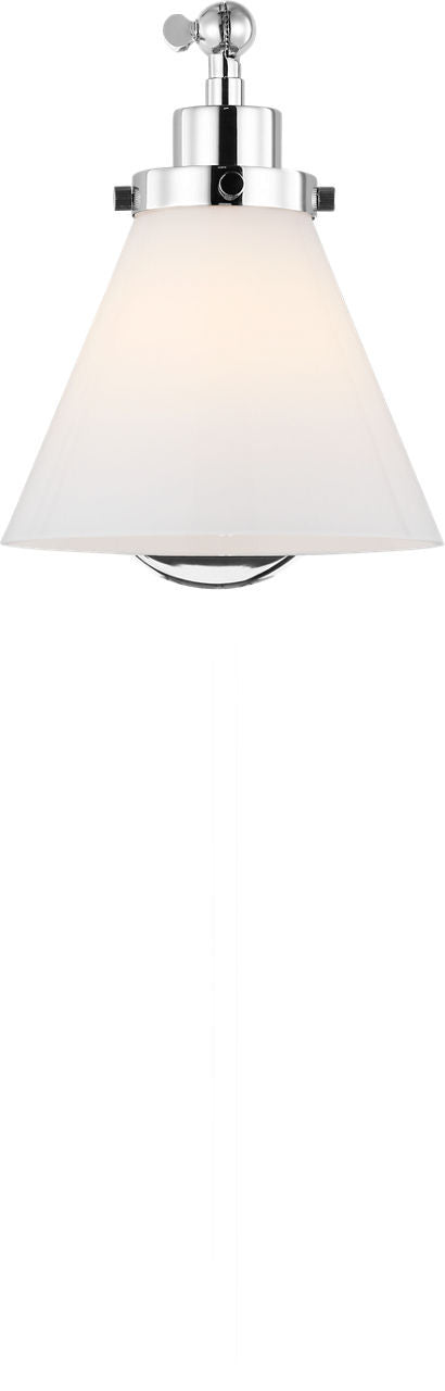 Visual Comfort Studio CW1121PNMG One Light Wall Sconce, Polished Nickel/Polished Nickel
