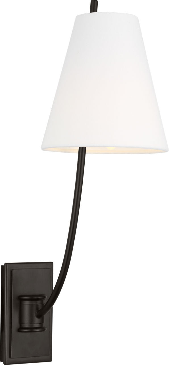 Visual Comfort Studio CW1431AI One Light Wall Sconce, Aged Iroged Iron