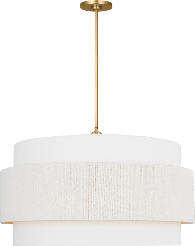Visual Comfort Studio EP1196GD Six Light Hanging Shade, Gild/Gild