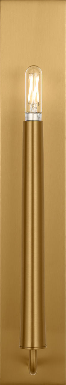 Visual Comfort Studio EW1241BBS One Light Wall Sconce, Burnished Brass/Burnished Brass