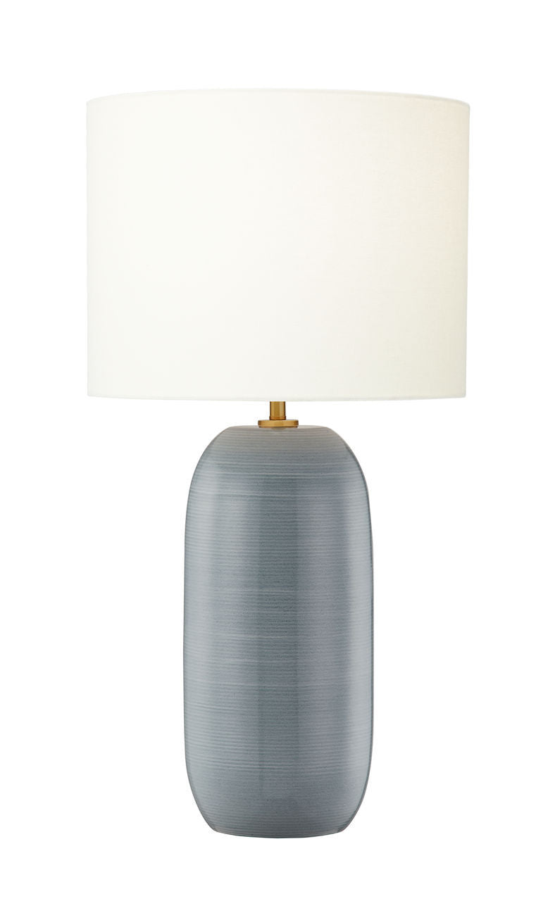 Visual Comfort Studio HT1061FRA One Light Table Lamp, Frosted Anglia/Frosted Anglia