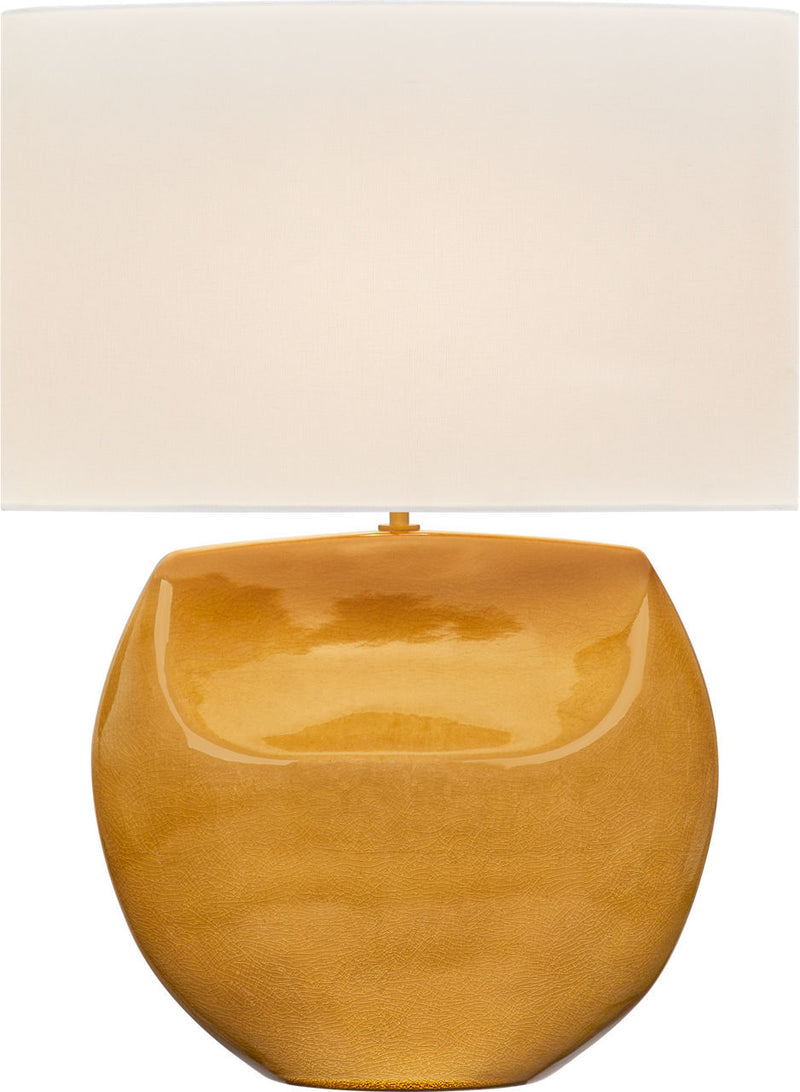 Visual Comfort Studio HT1161CHO One Light Table Lamp, Cracked Honey/Cracked Honey