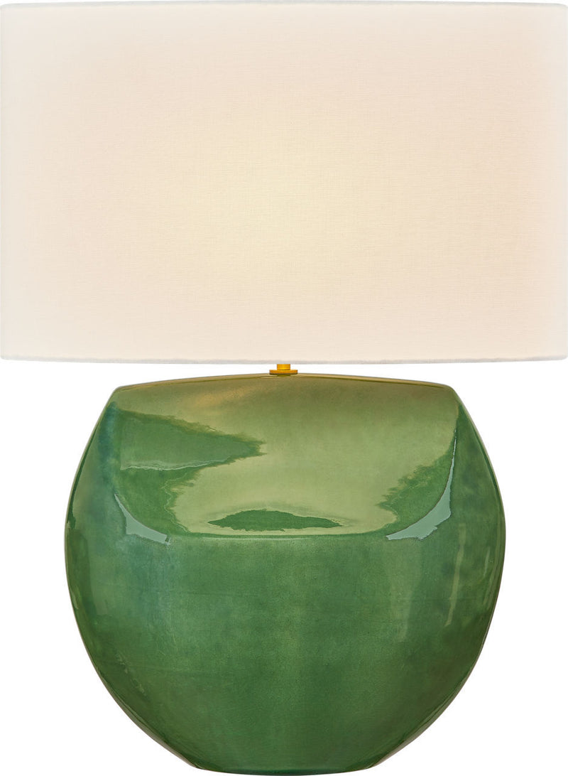 Visual Comfort Studio HT1161GG One Light Table Lamp, Green/Green