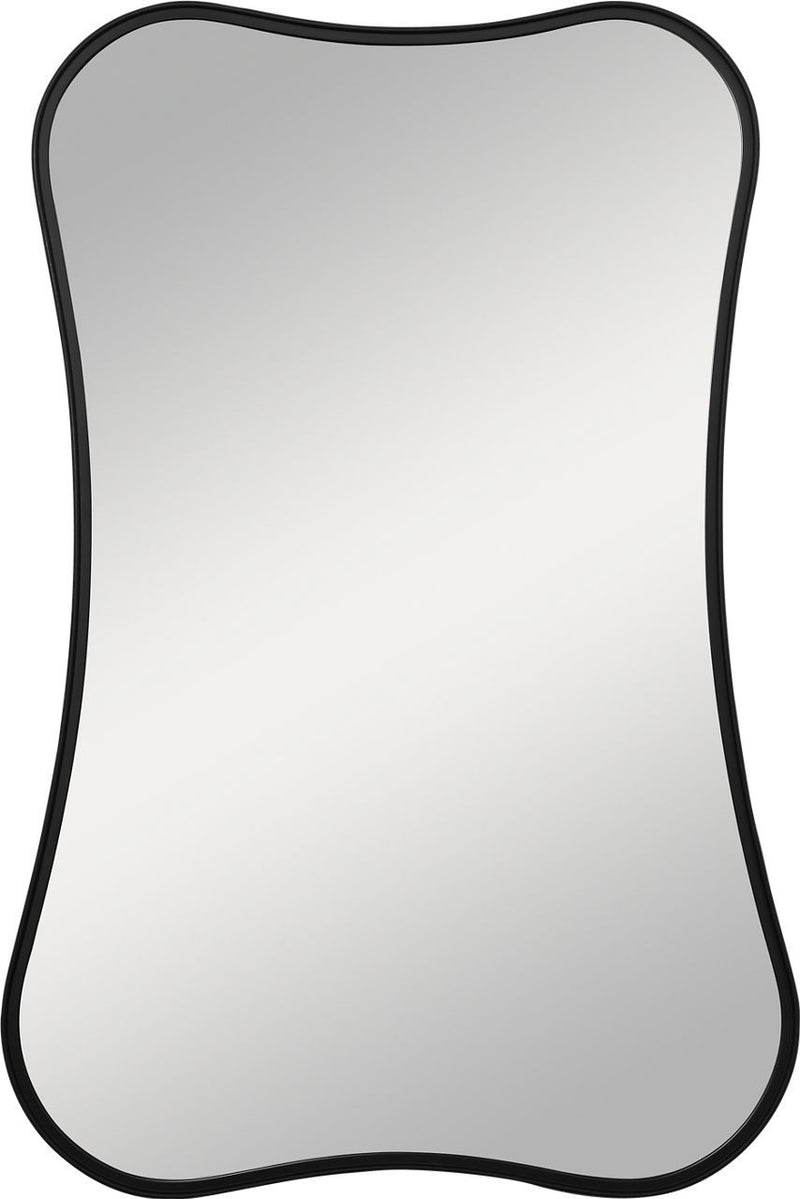 Visual Comfort Studio KSMR101MBK Mirror, Midnight Black/Midnight Black