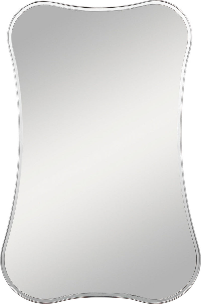 Visual Comfort Studio KSMR101PN Mirror, Polished Nickel/Polished Nickel