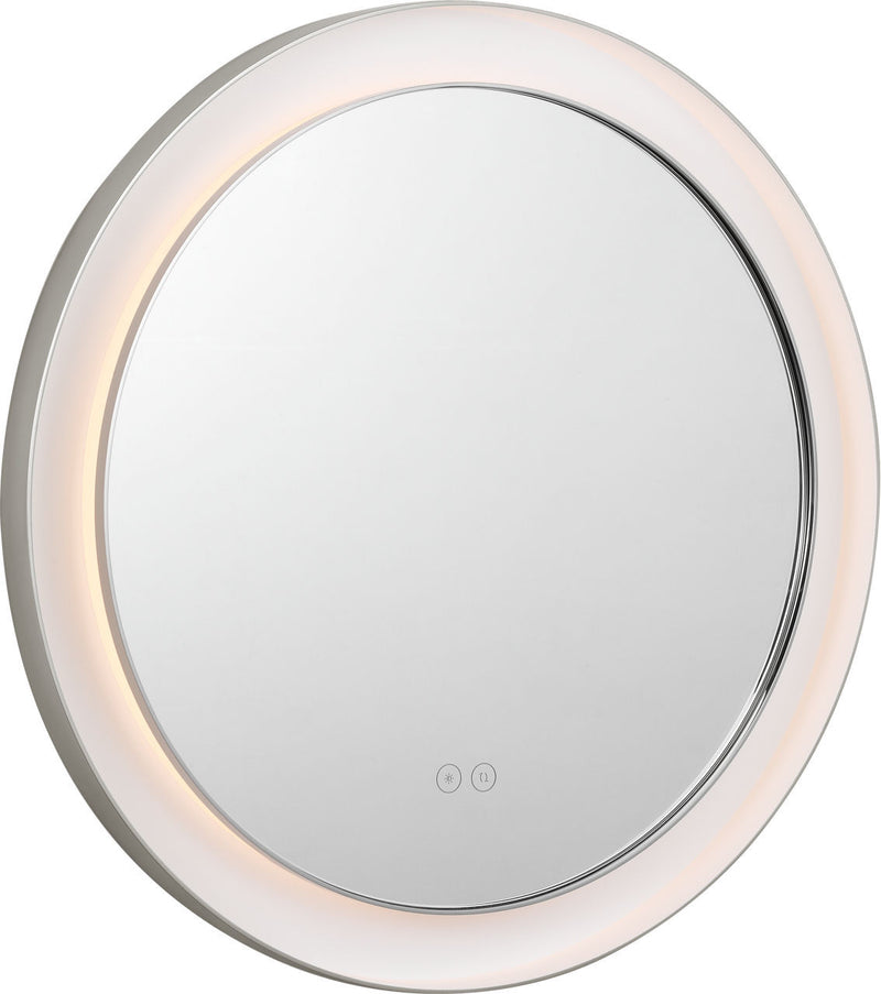 Visual Comfort Studio KSMRIL104PN LED Mirror, Polished Nickel/Polished Nickel