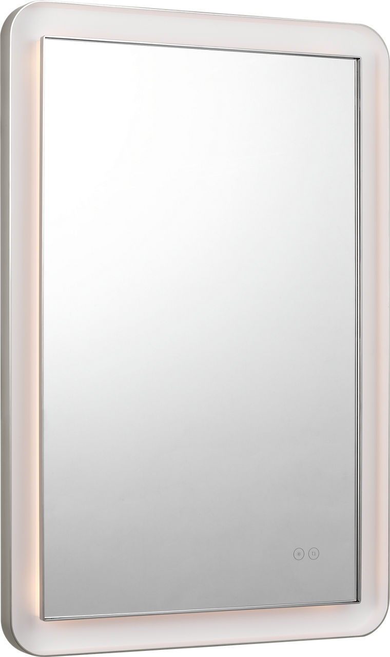 Visual Comfort Studio KSMRIL106PN LED Mirror, Polished Nickel/Polished Nickel