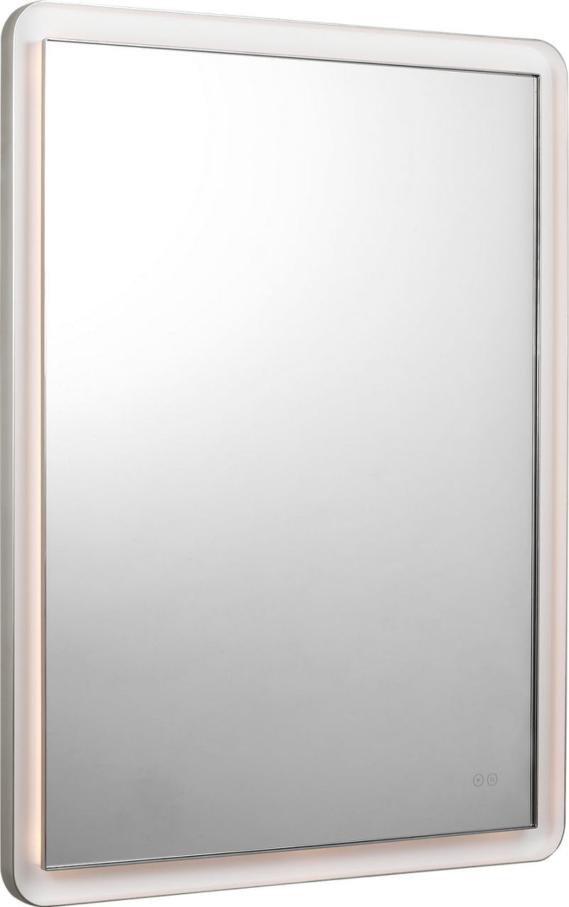 Visual Comfort Studio KSMRIL108PN LED Mirror, Polished Nickel/Polished Nickel