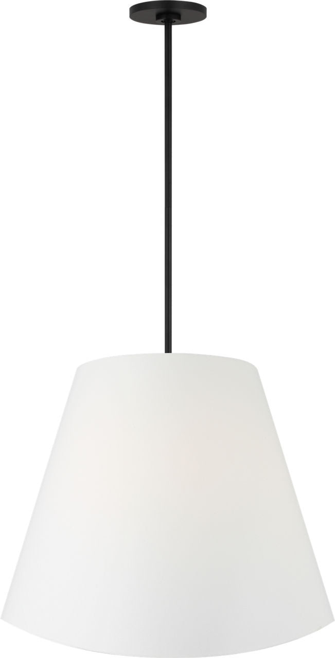 Visual Comfort Studio KSP1224MBK Four Light Hanging Shade, Midnight Black/Midnight Black