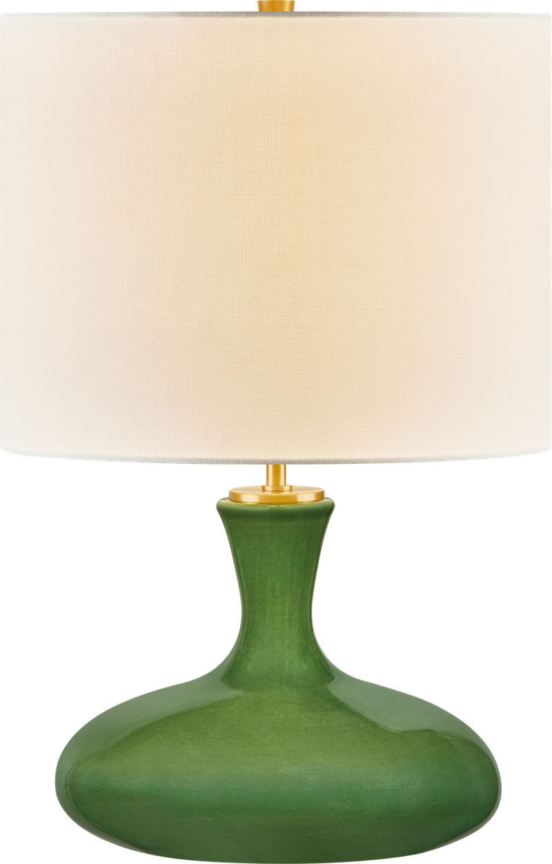 Visual Comfort Studio KST1251GG One Light Table Lamp, Green/Green