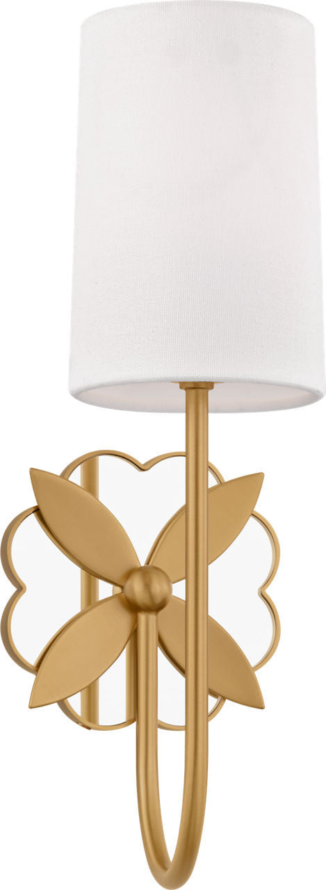 Visual Comfort Studio KSW1181BBS One Light Wall Sconce, Burnished Brass/Burnished Brass