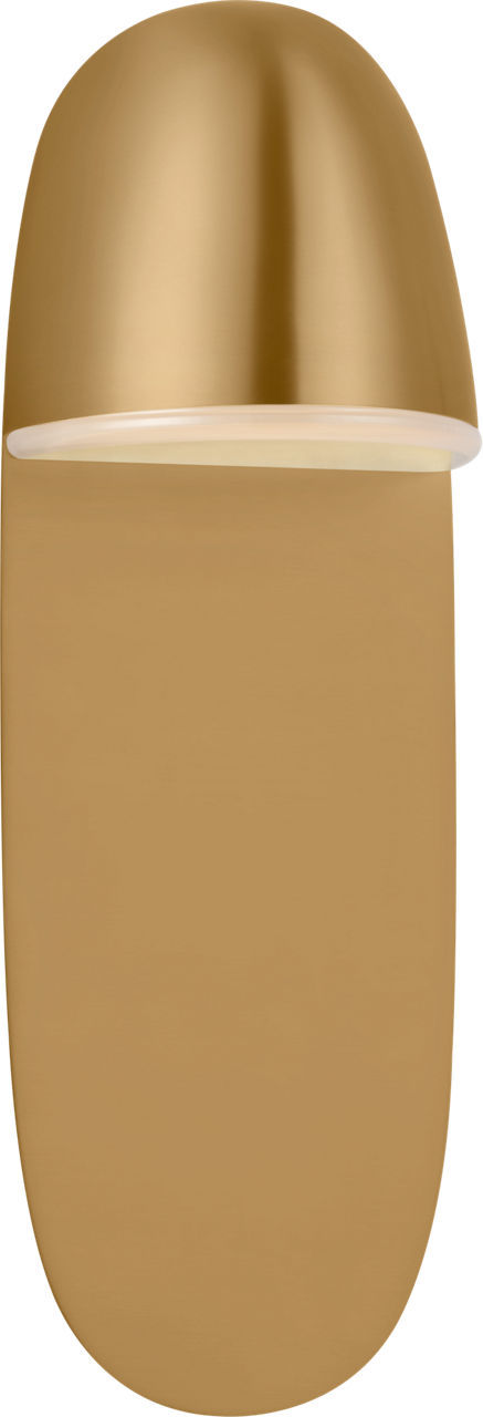 Visual Comfort Studio KSW1221BBS LED Wall Sconce, Burnished Brass/Burnished Brass