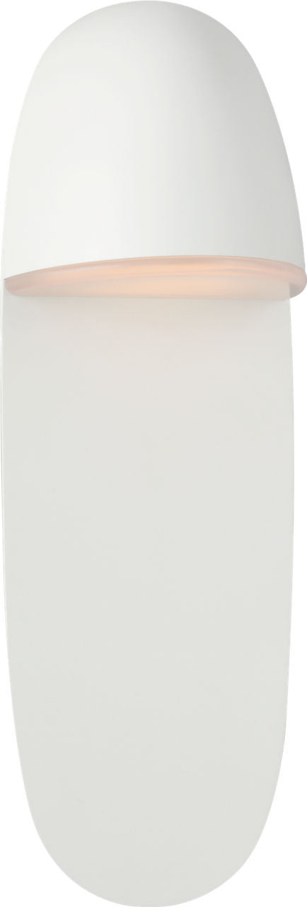 Visual Comfort Studio KSW1221MWT LED Wall Sconce, Matte White/Matte White
