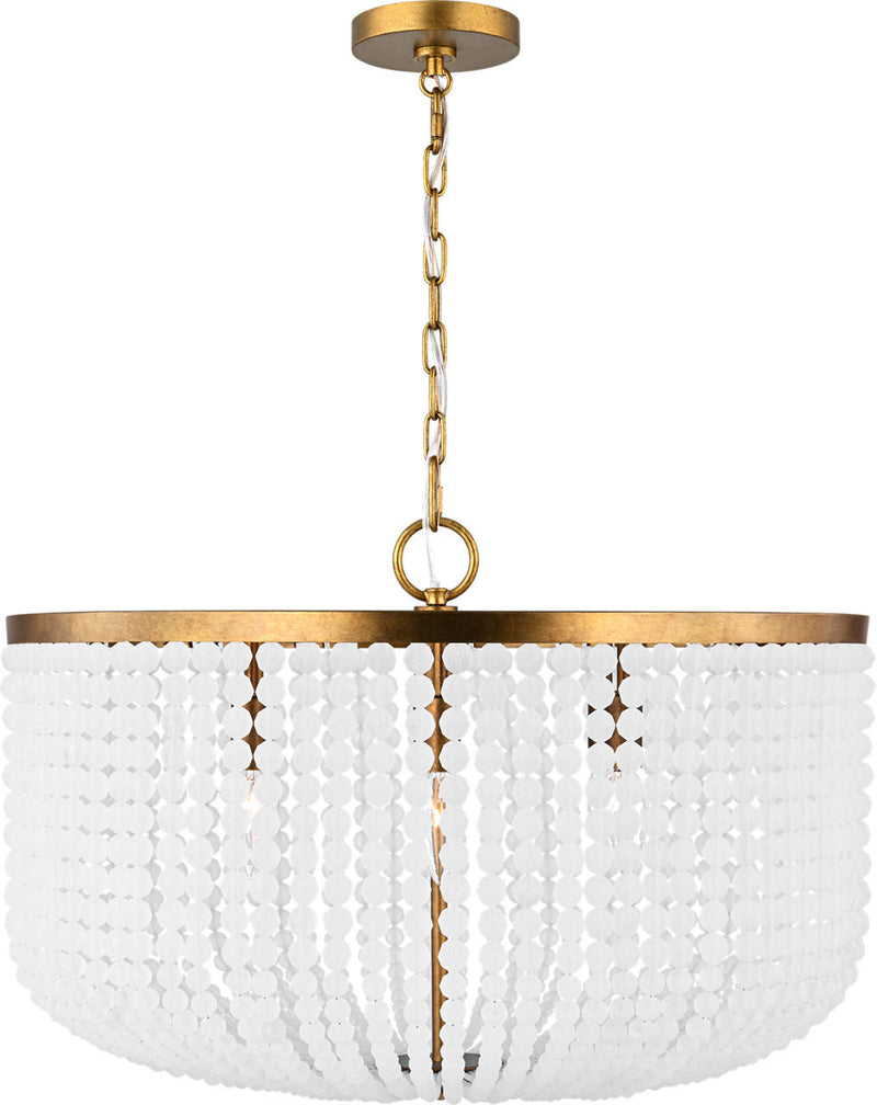 Visual Comfort Studio LXC1146VGD Eight Light Chandelier, Vintage Gild/Vintage Gild