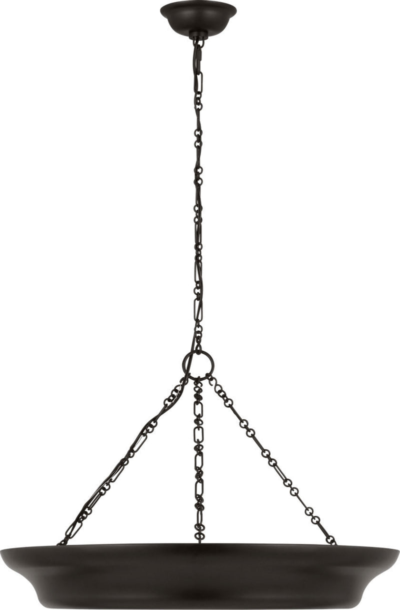 Visual Comfort Studio LXC1174AI Chandelier, Aged Iroged Iron