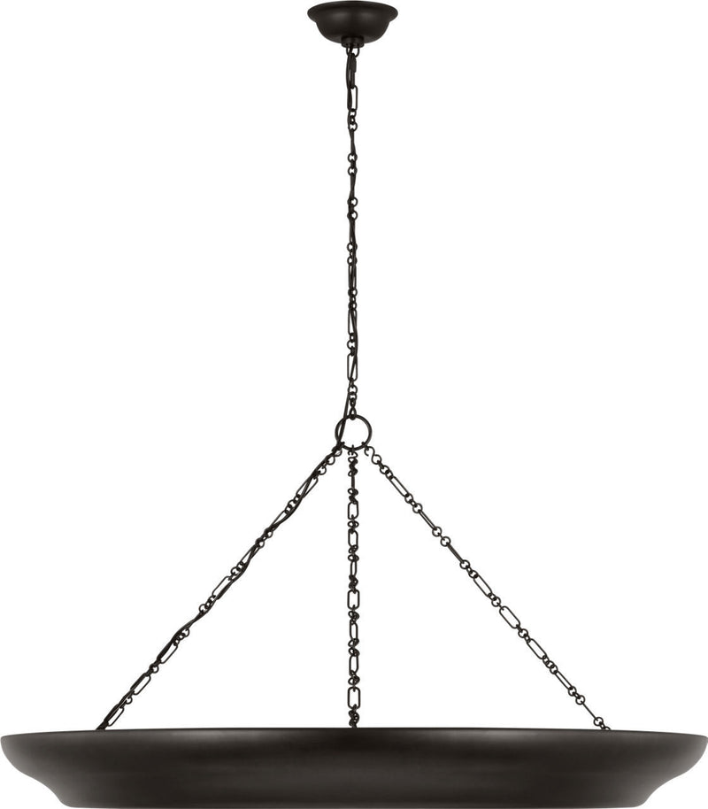 Visual Comfort Studio LXC1186AI Chandelier, Aged Iroged Iron
