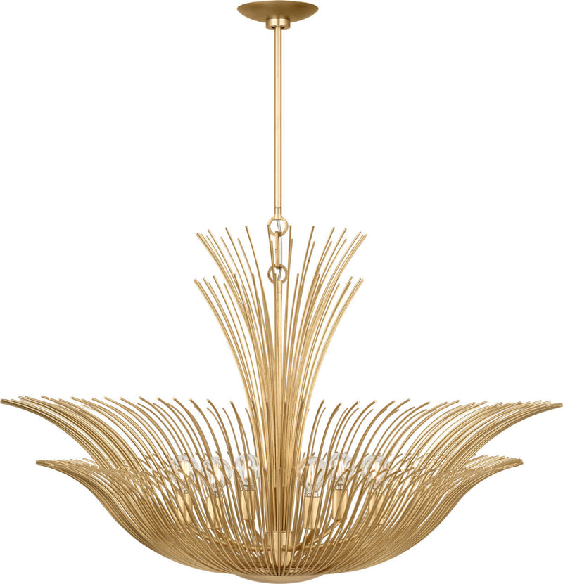Visual Comfort Studio LXC1206GD Six Light Chandelier, Gild/Gild