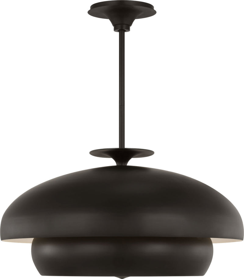 Visual Comfort Studio LXC1208AI Eight Light Chandelier, Aged Iroged Iron