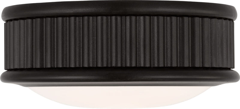 Visual Comfort Studio PCF1001AI LED Flush Mount, Aged Iroged Iron