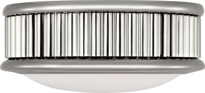 Visual Comfort Studio PCF1001PN LED Flush Mount, Polished Nickel/Polished Nickel