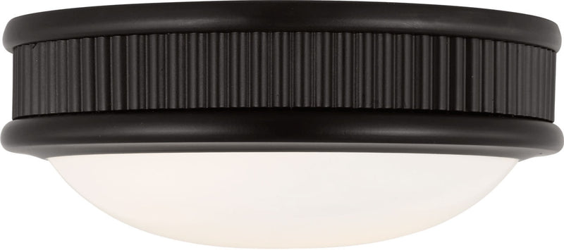 Visual Comfort Studio PCF1011AI LED Flush Mount, Aged Iroged Iron