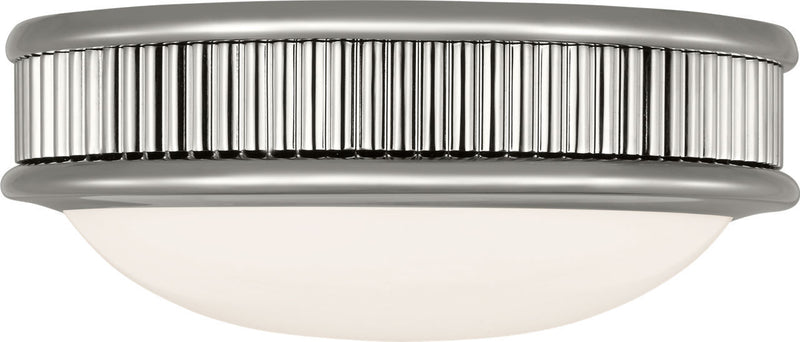 Visual Comfort Studio PCF1011PN LED Flush Mount, Polished Nickel/Polished Nickel
