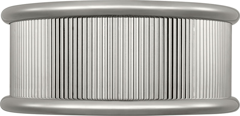 Visual Comfort Studio PCF1033PN Three Light Flush Mount, Polished Nickel/Polished Nickel