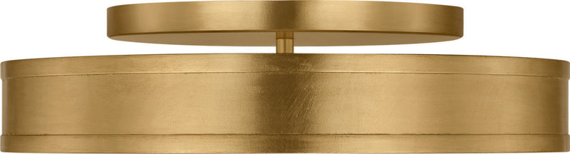Visual Comfort Studio PCF1041GD LED Semi Flush Mount, Gild/Gild