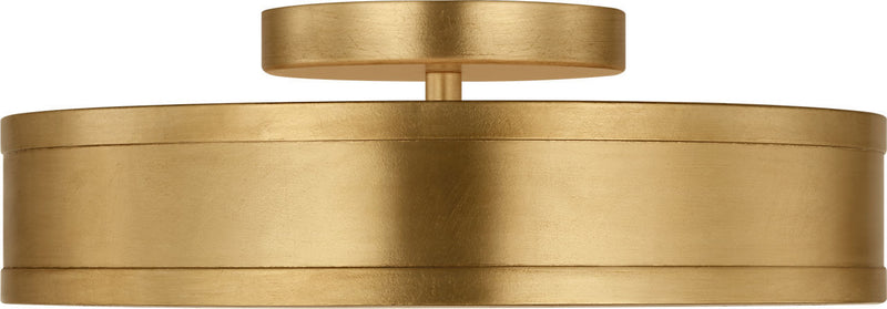 Visual Comfort Studio PCF1051GD LED Semi Flush Mount, Gild/Gild