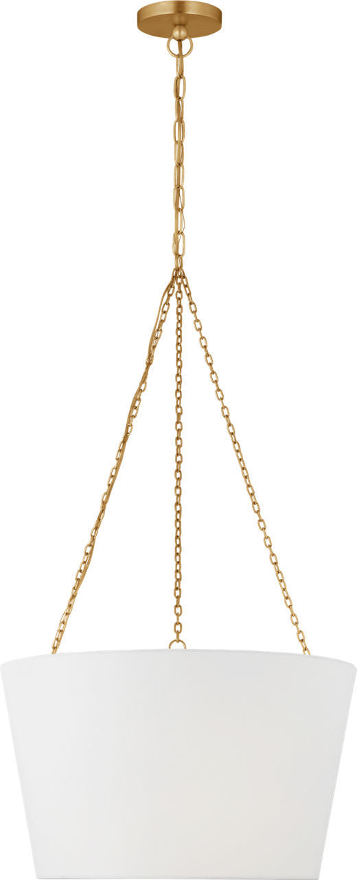 Visual Comfort Studio PCP1033GD Three Light Hanging Shade, Gild/Gild