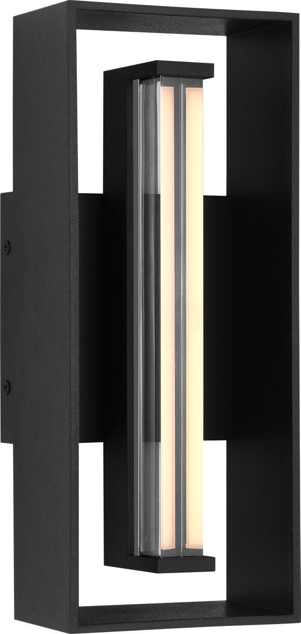 Visual Comfort Studio SLO1341TXB LED Lantern, Textured Black/Textured Black