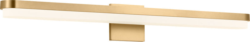 Visual Comfort Studio SLV1041BBS LED Vanity, Burnished Brass/Burnished Brass