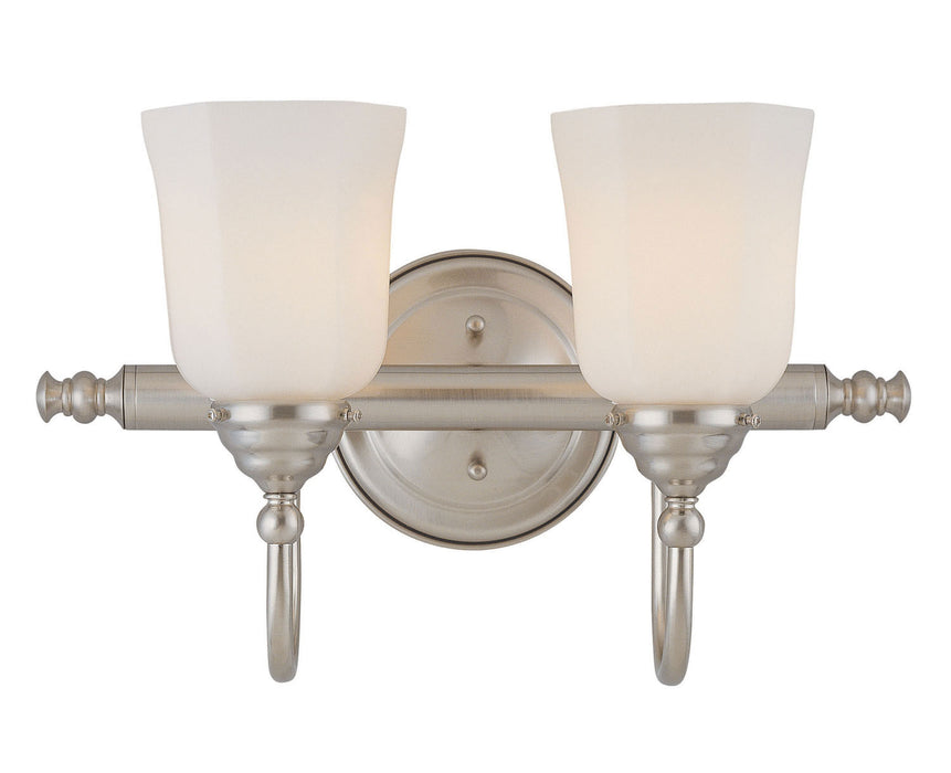 Savoy House 8-1062-2-SN Two Light Bath Bar, Satin Nickel