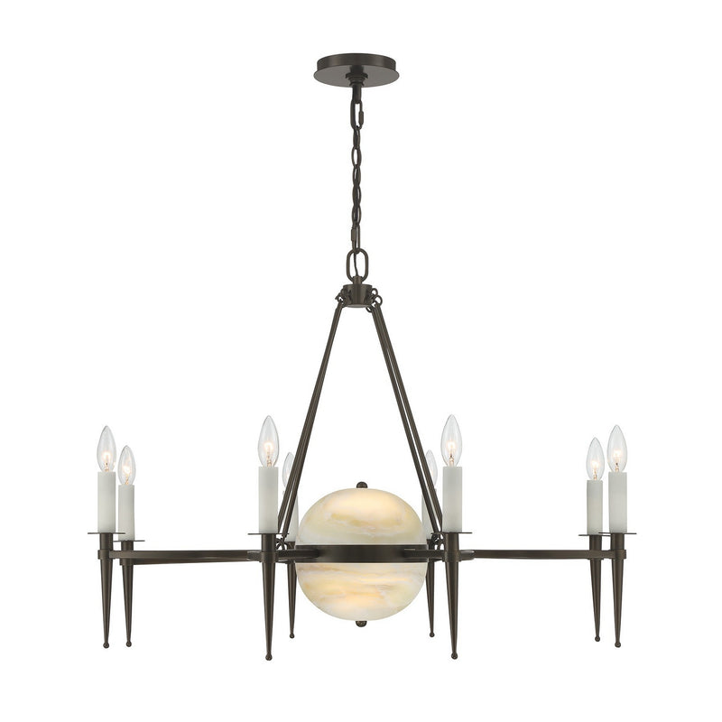 Savoy House 1-1488-10-15 Ten Light Chandelier, Mediterranean Bronze