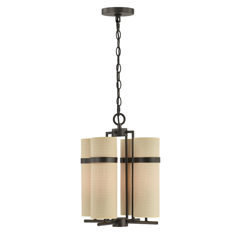 Savoy House 1-4561-4-15 Four Light Chandelier, Mediterranean Bronze