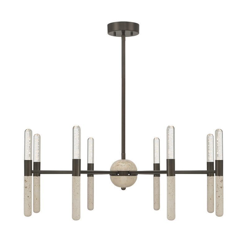Savoy House 1-9716-8-15 LED Chandelier, Mediterranean Bronze