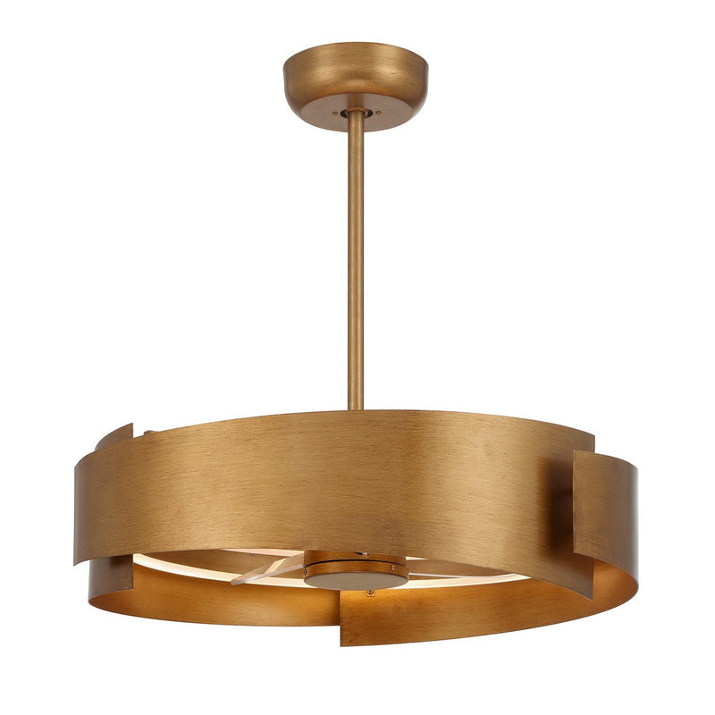 Savoy House 28-FD-455-54 LED Fan D'Lier, Gold Patina