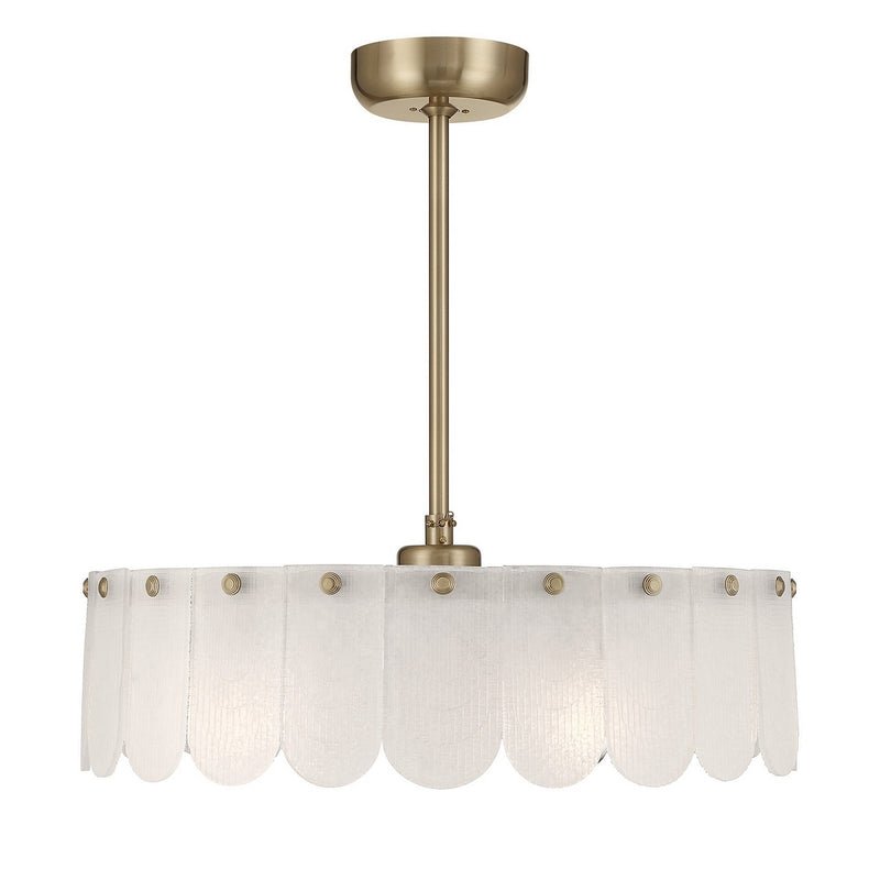 Savoy House 28-FD-9802-127 LED Fan D'Lier, Noble Brass