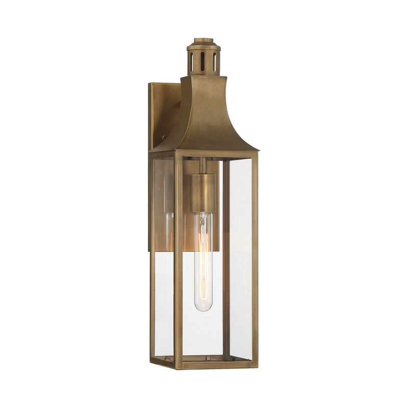 Savoy House 5-223-273 One Light Outdoor Wall Lantern, Atlas Bronze