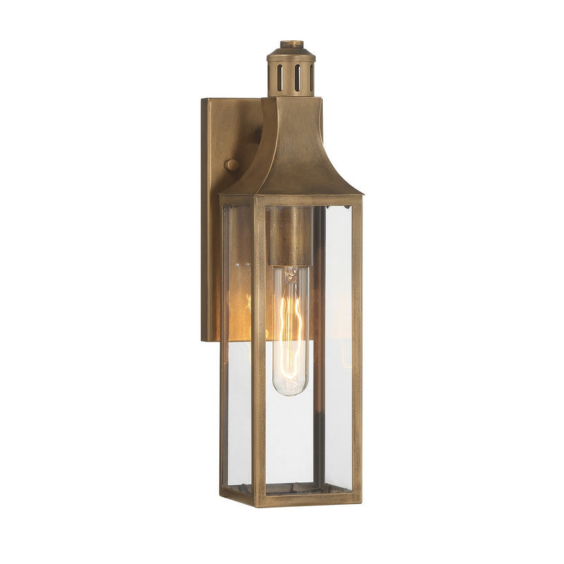 Savoy House 5-224-273 One Light Outdoor Wall Lantern, Atlas Bronze