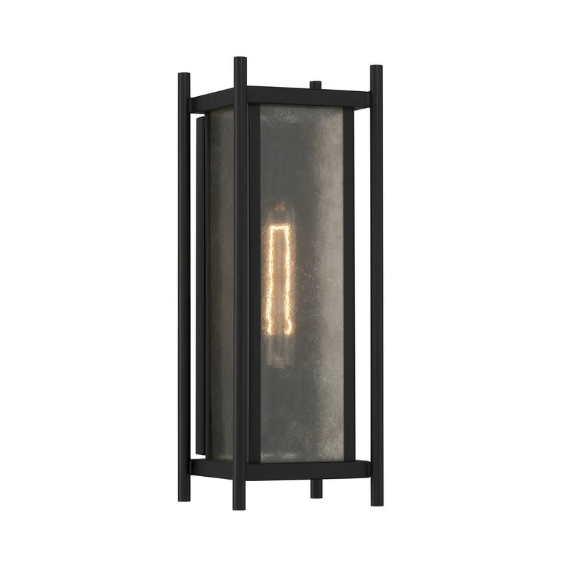 Savoy House 5-3804-BK One Light Outdoor Wall Lantern, Matte Black