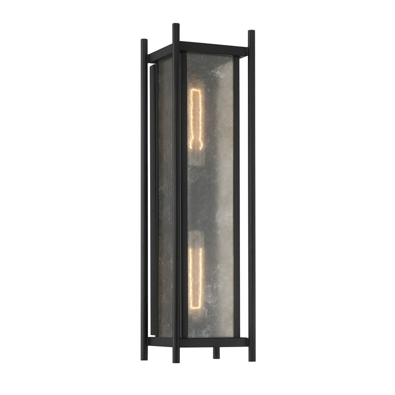 Savoy House 5-3805-BK Two Light Outdoor Wall Lantern, Matte Black