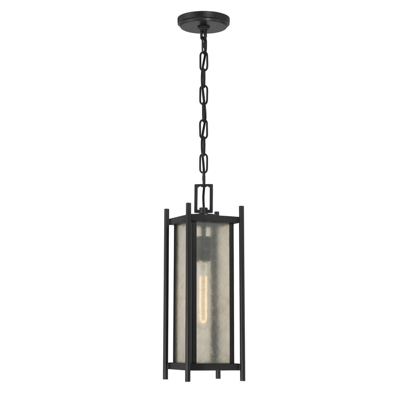 Savoy House 5-3806-BK One Light Outdoor Hanging Lantern, Matte Black
