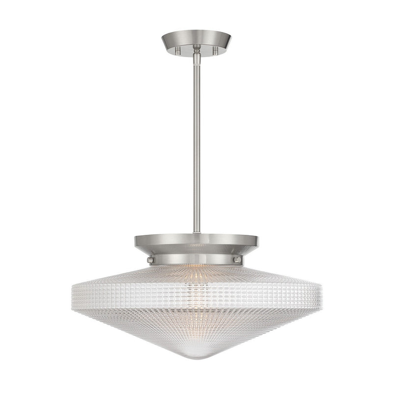 Savoy House 6-4464-1-SN One Light Convertible, Satin Nickel