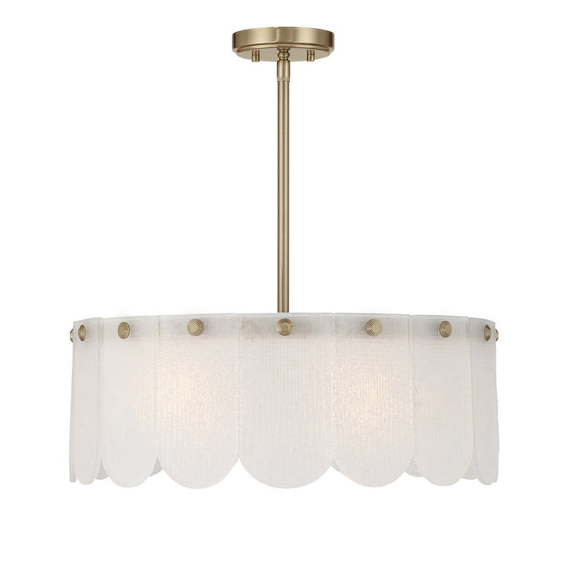 Savoy House 6-9801-4-127 Four Light Convertible, Noble Brass